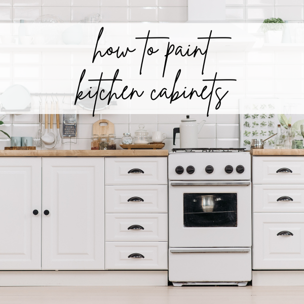 how to paint kitchen cabinets