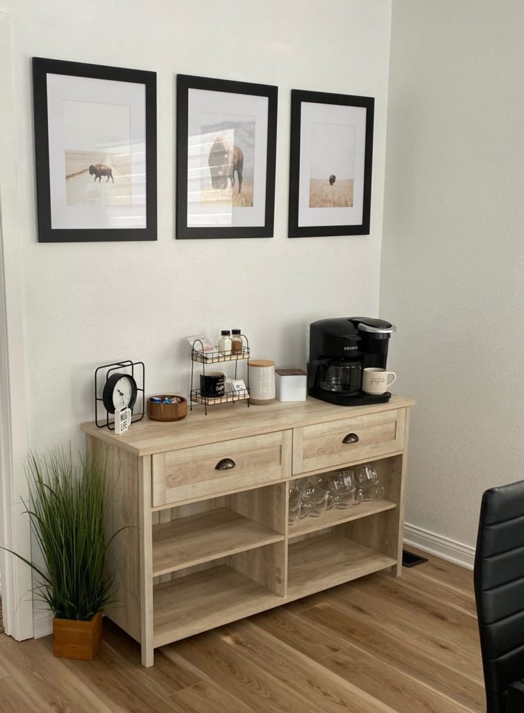 airbnb essentials - coffee bar